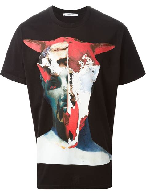 givenchy men abstract ptinted tshirt|Givenchy t shirts.